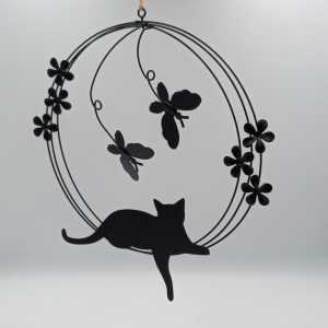 1 chat couché hj264